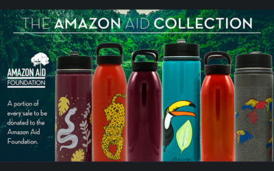 Support the Rainforest When You Purchase a Sustainable Water Bottle from Liberty’s Amazon Aid Collection